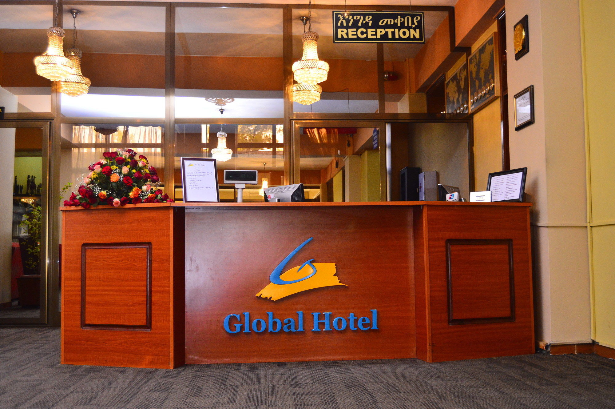 Global Hotel Addis Abeba Buitenkant foto